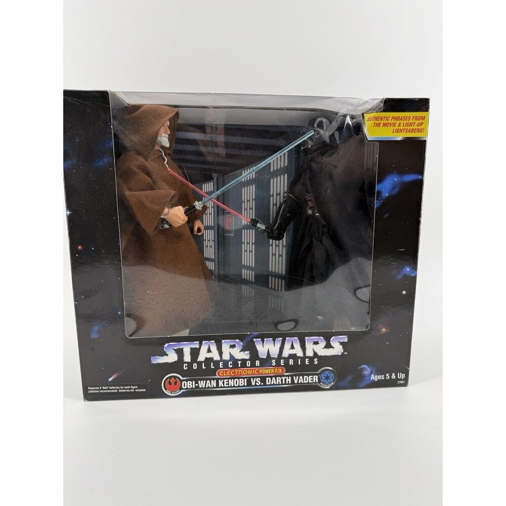 STAR WARS Obi-Wan Kenobi VS. Darth Vader ELECTRONIC POWER F/X Collector Series